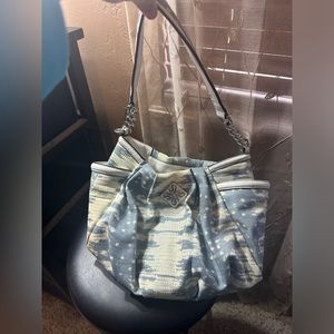 Simply Vera Vera Wang Blue Hobo Purse